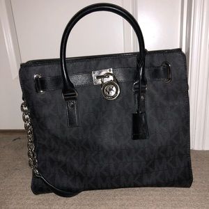 Michael Kors black large handbag